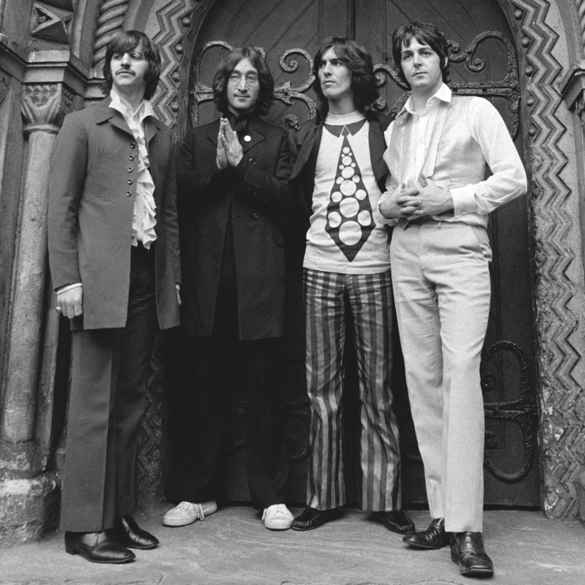Picture of The Beatles in 1968